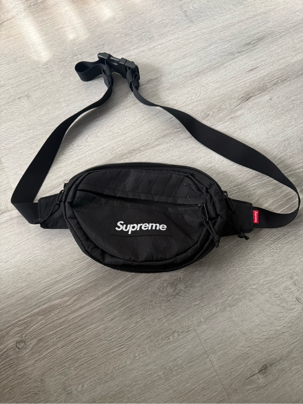 Supreme Black Waist Bag